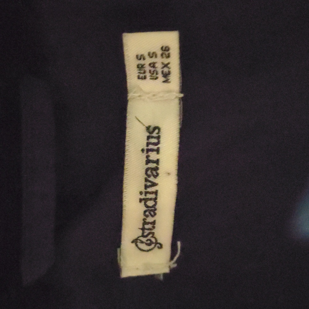 stradivarius black coat